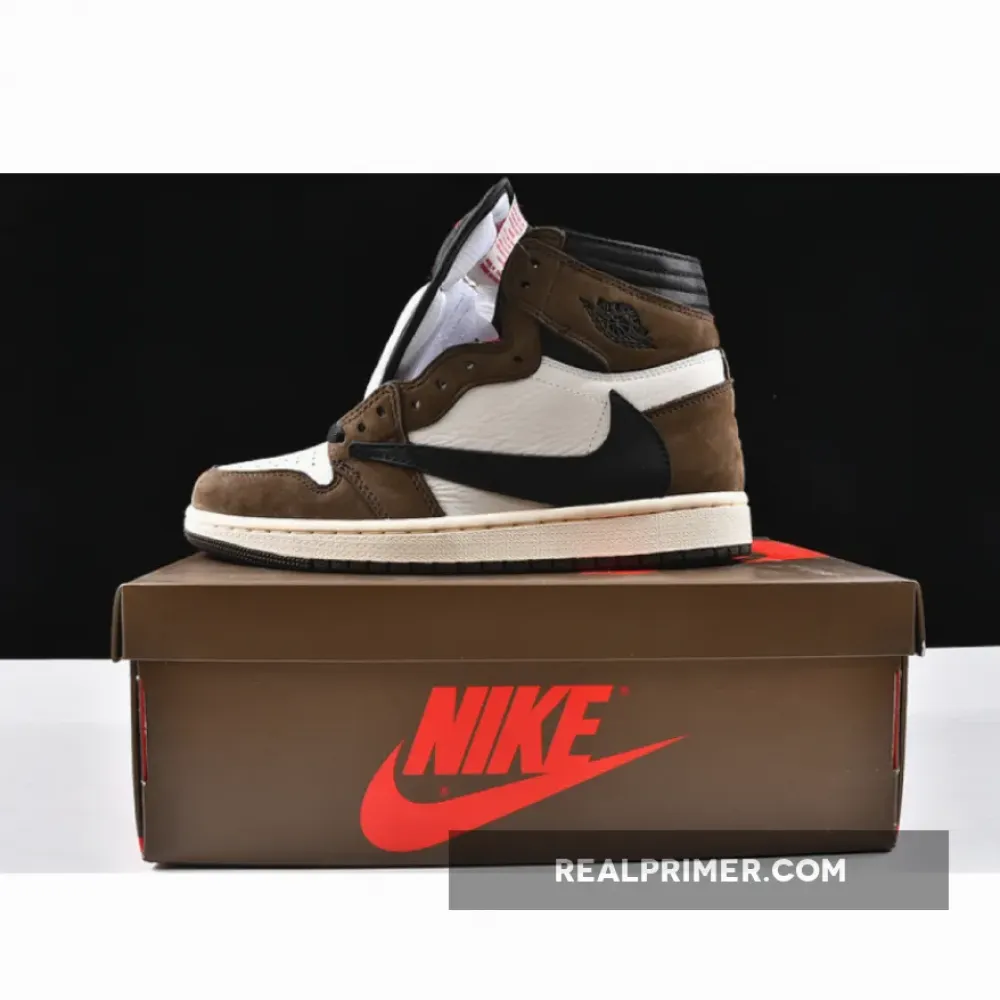AIR JORDAN 1 HIGH OG TRAVIS SCOTT SP DARK MOCHA/WHITE CD4487-100