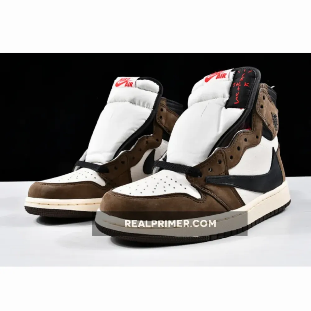 AIR JORDAN 1 HIGH OG TRAVIS SCOTT SP DARK MOCHA/WHITE CD4487-100