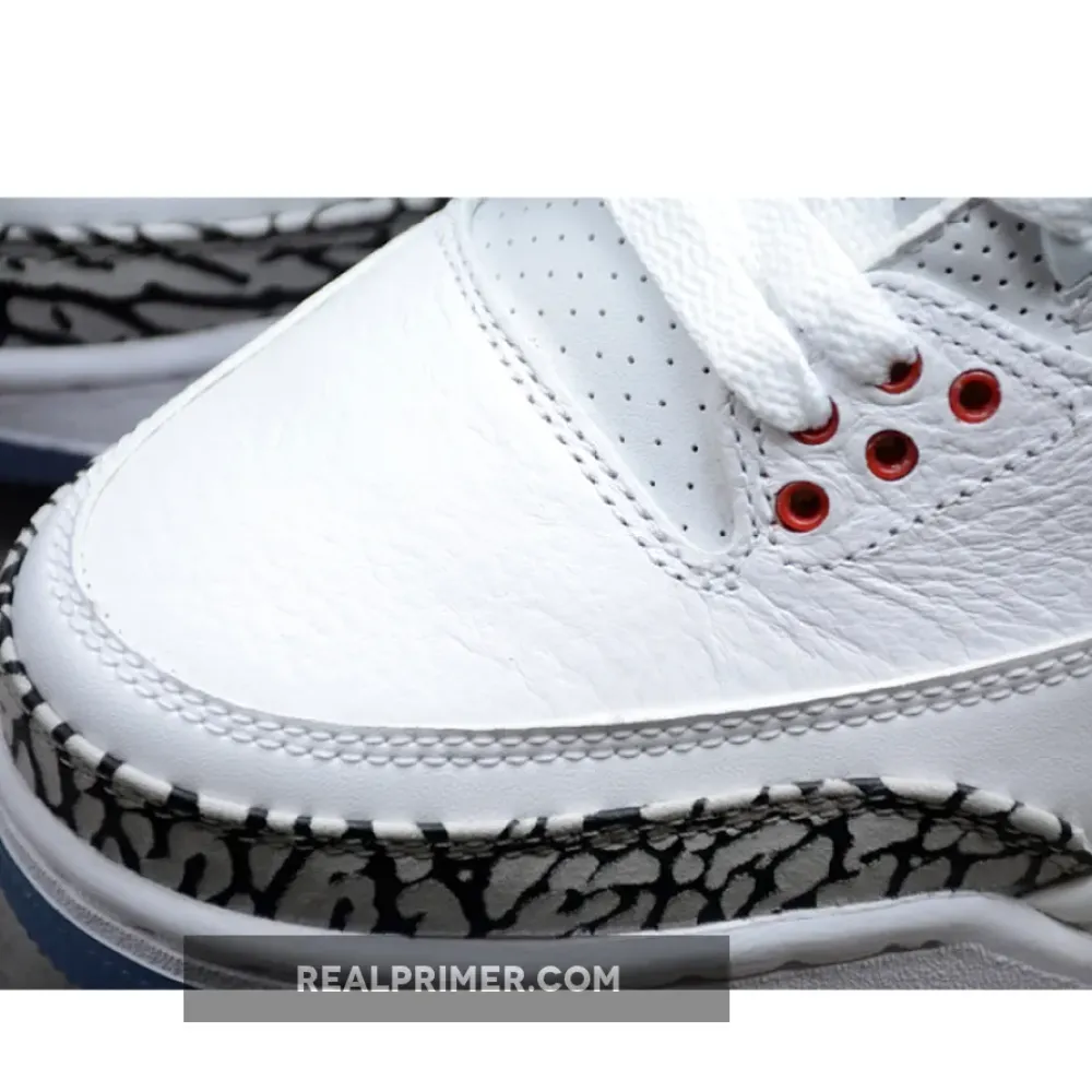 ST AIR JORDAN 3 RETRO FREE THROW LINE WHITE CEMENT WHITE/BLACK 923096-101