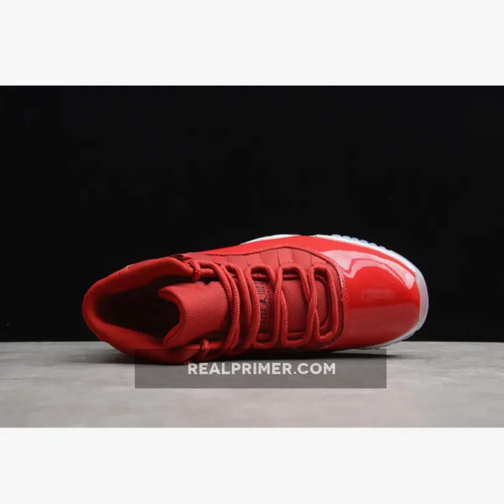 CJ AIR JORDAN 11 RETRO WIN LIKE 96 GYM RED/BLACK-WHITE 378037-623