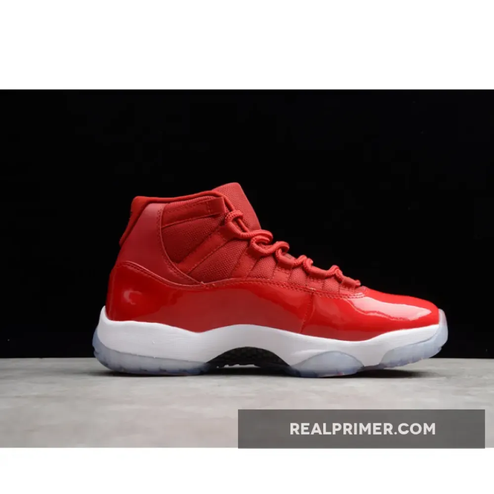 CJ AIR JORDAN 11 RETRO WIN LIKE 96 GYM RED/BLACK-WHITE 378037-623