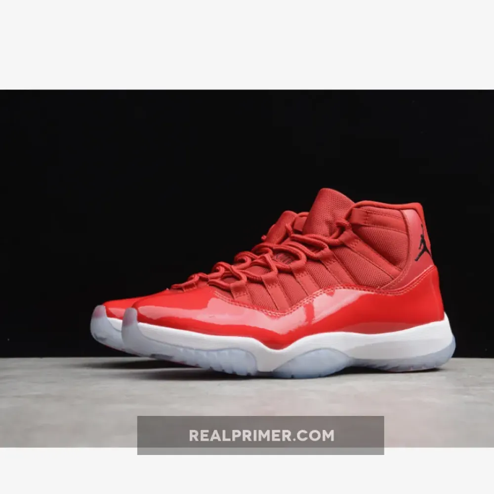 CJ AIR JORDAN 11 RETRO WIN LIKE 96 GYM RED/BLACK-WHITE 378037-623