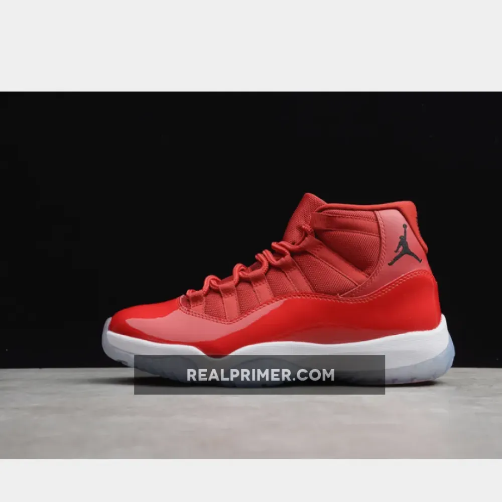CJ AIR JORDAN 11 RETRO WIN LIKE 96 GYM RED/BLACK-WHITE 378037-623