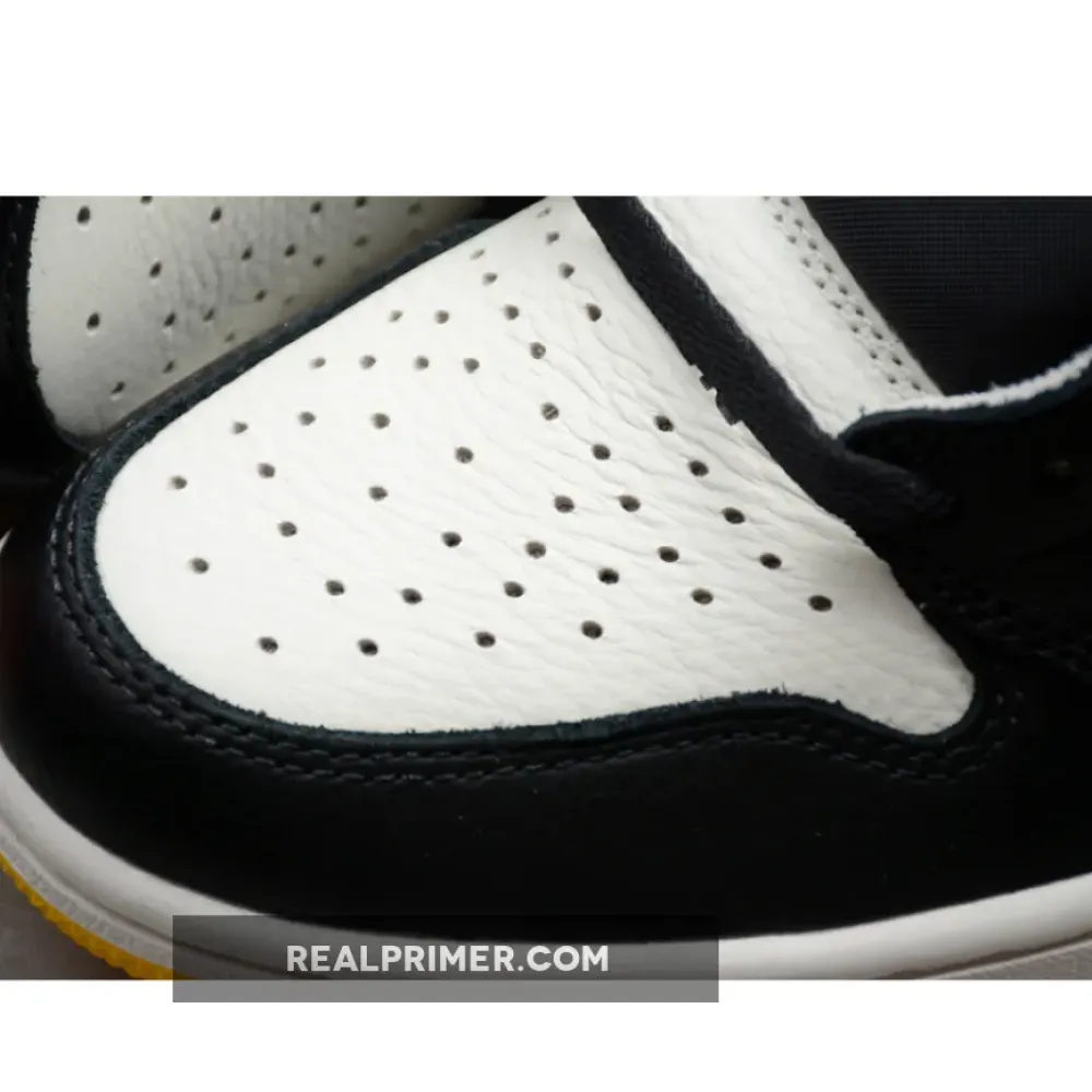 CJ AIR JORDAN 1 RETRO HIGH NOT FOR RESALE BLACK-VARSITY MAIZE 861428-107