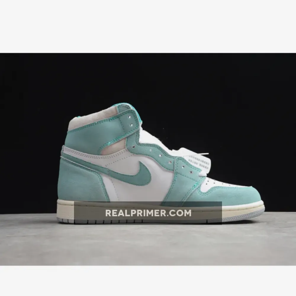 CJ AIR JORDAN 1 RETRO HIGH TURBO GREEN/SAIL-WHITE 555088-311
