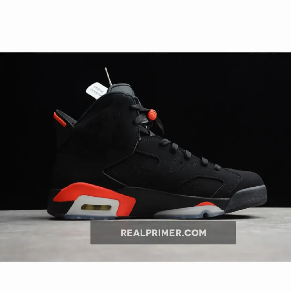 CJ AIR JORDAN 6 RETRO BLACK/INFRARED-2019 RELEASE 384664-060