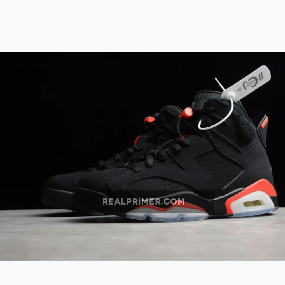 CJ AIR JORDAN 6 RETRO BLACK/INFRARED-2019 RELEASE 384664-060