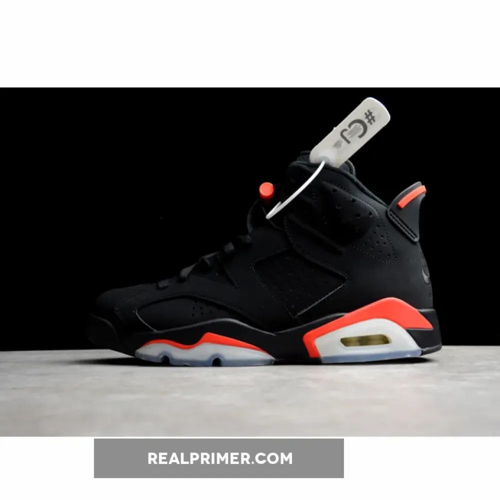 CJ AIR JORDAN 6 RETRO BLACK/INFRARED-2019 RELEASE 384664-060