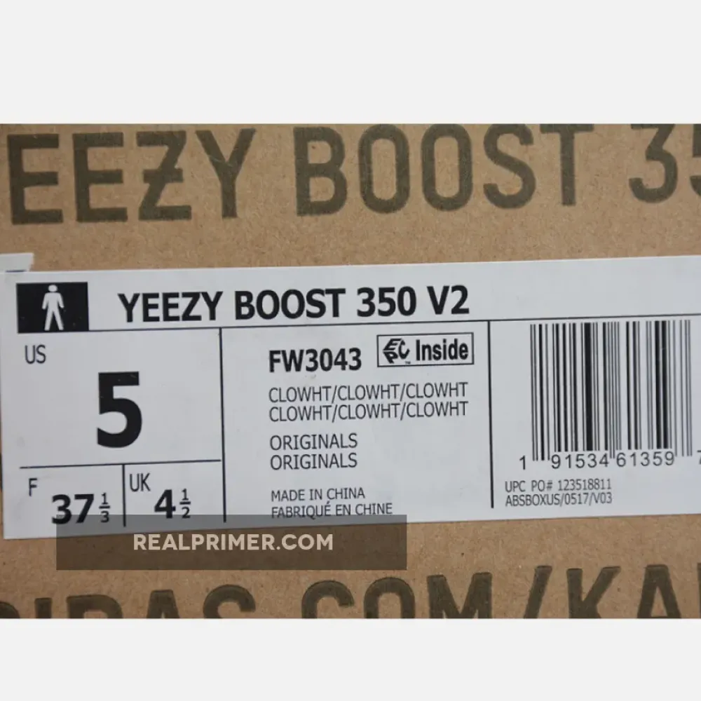 YEEZY BOOST 350 V2 CITRIN CLOUD WHITE/CITRIN-CITRIN FW3043