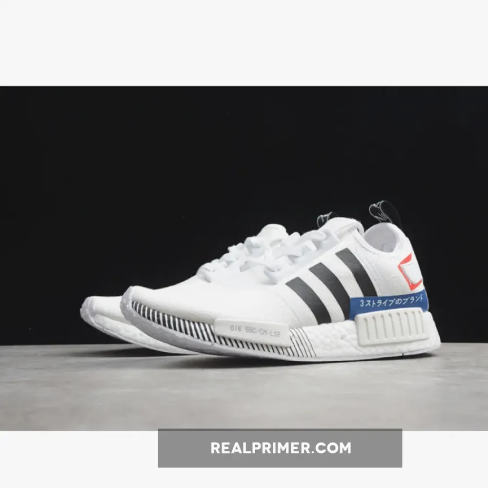 NMD R1 SHOES OFF WHITE/CORE BLACK/LUSH BLUE EF0753