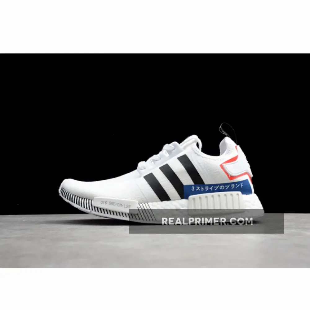 NMD R1 SHOES OFF WHITE/CORE BLACK/LUSH BLUE EF0753