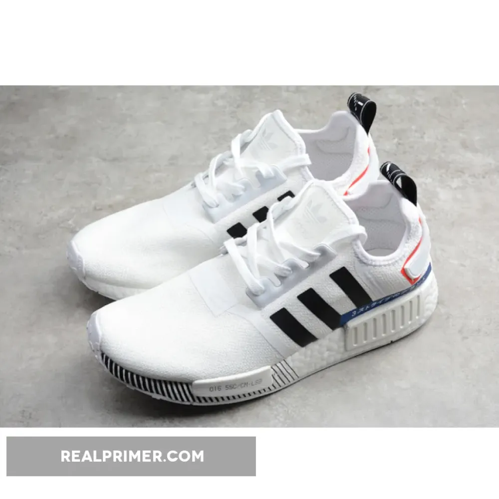 NMD R1 SHOES OFF WHITE/CORE BLACK/LUSH BLUE EF0753