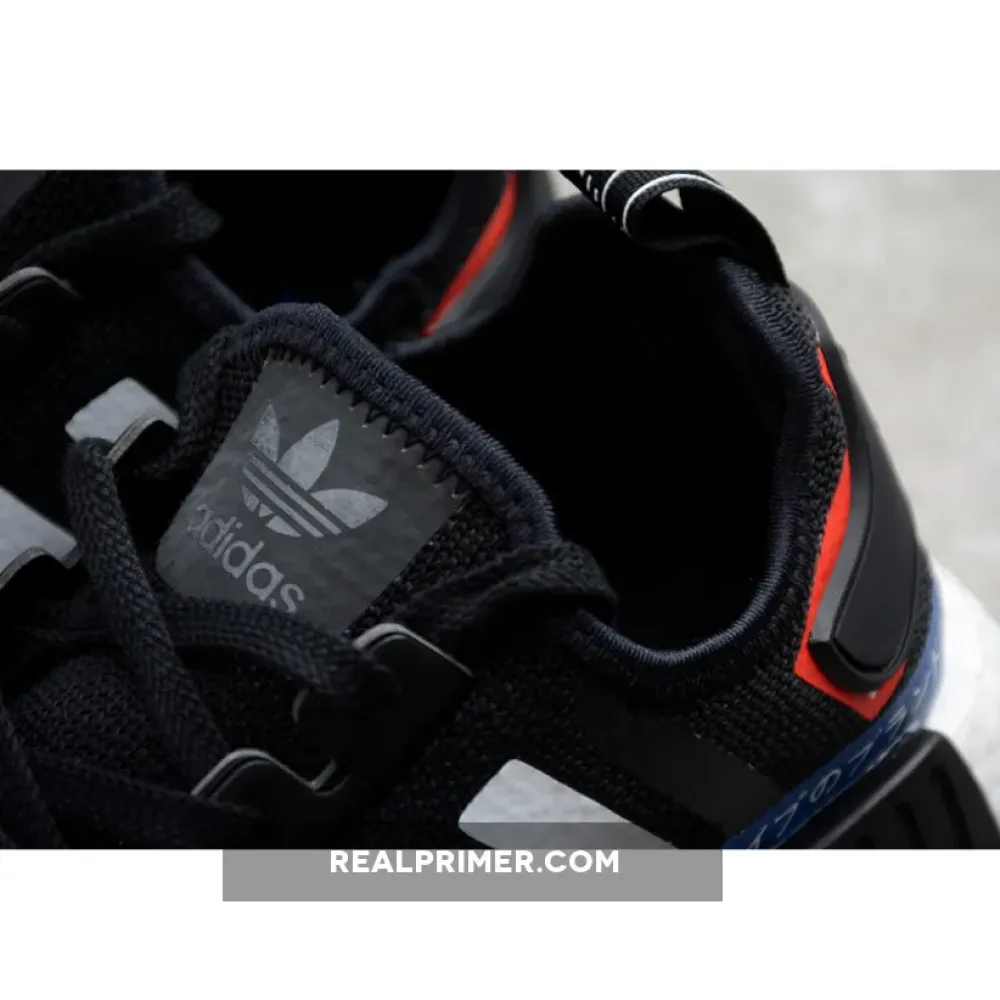 NMD_R1 SHOES CORE BLACK/CLOUD WHITE/LUSH BLUE EF2357