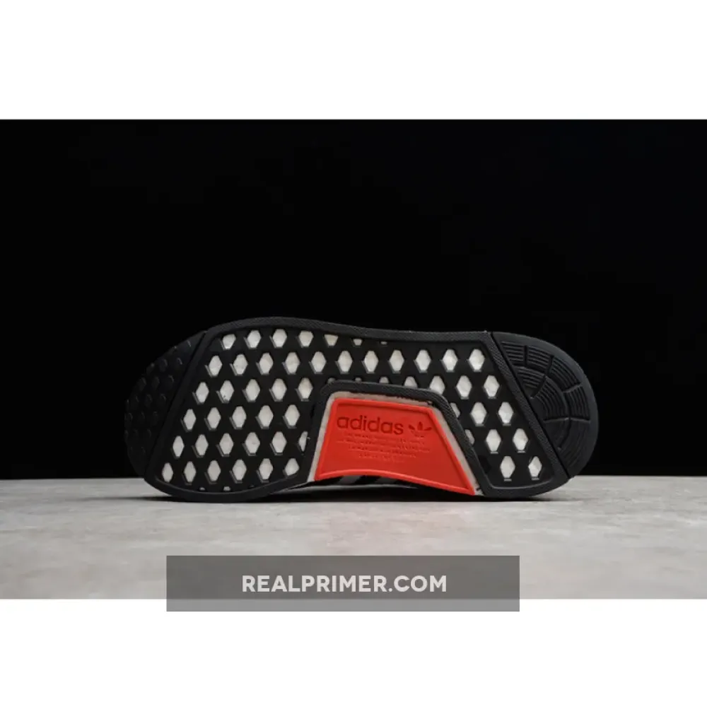 NMD_R1 SHOES CORE BLACK/CLOUD WHITE/LUSH BLUE EF2357