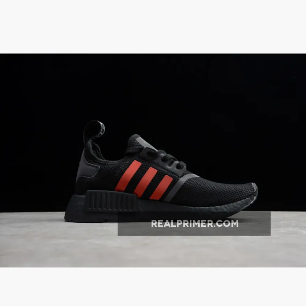 NMD R1 XENO PACK-BLACK SHOES BLACK/RED/WHITE F97419