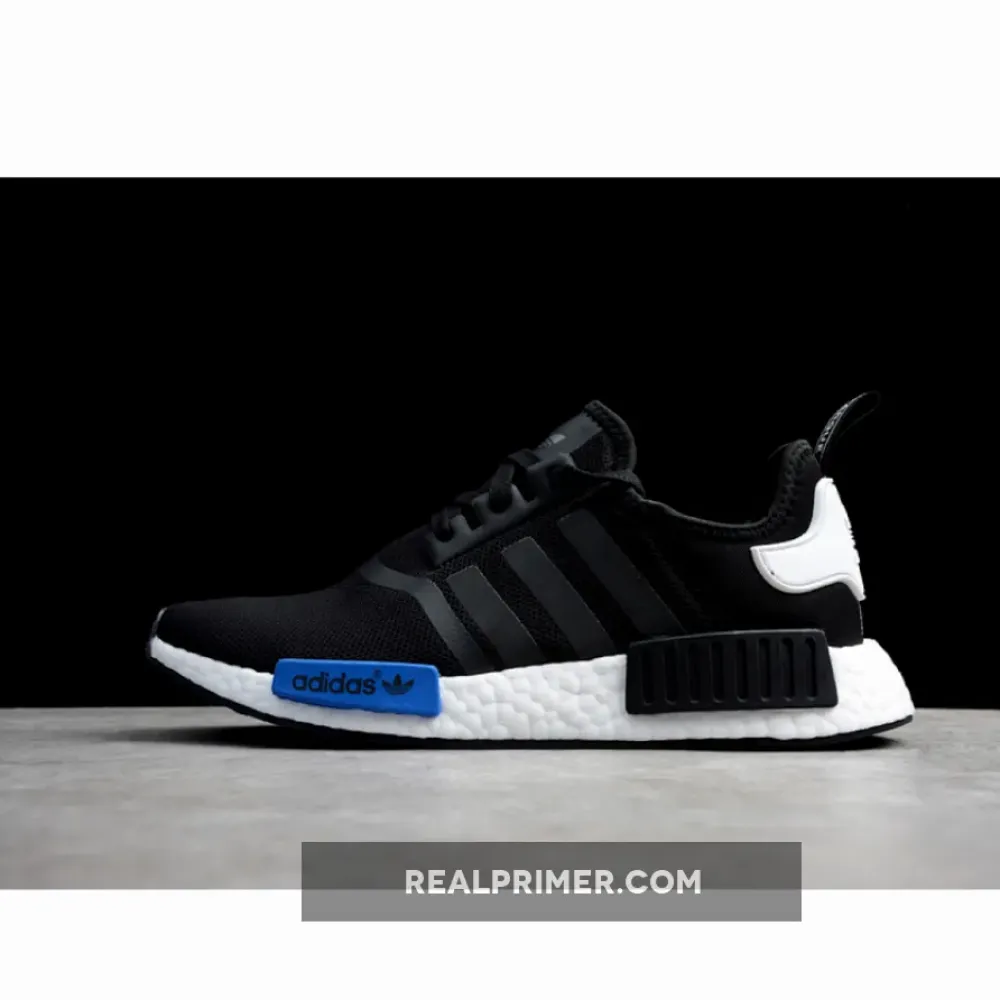 NMD R1 SHOES BLACK/WHITE/BLUE S779162