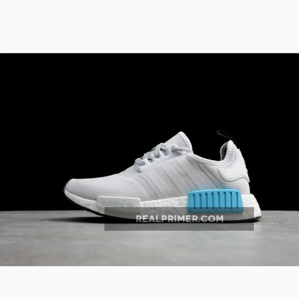 NMD R1 SHOES LIGHT GREY/WHITE-BLUE S31511