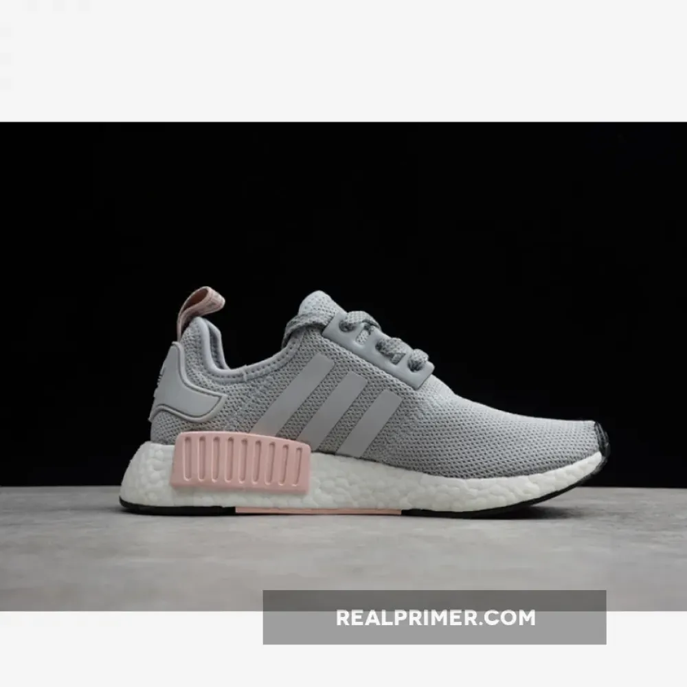 NMD R1 SHOES CLEAR ONIX/LIGHT ONIX/VAPOUR PINK BY3058