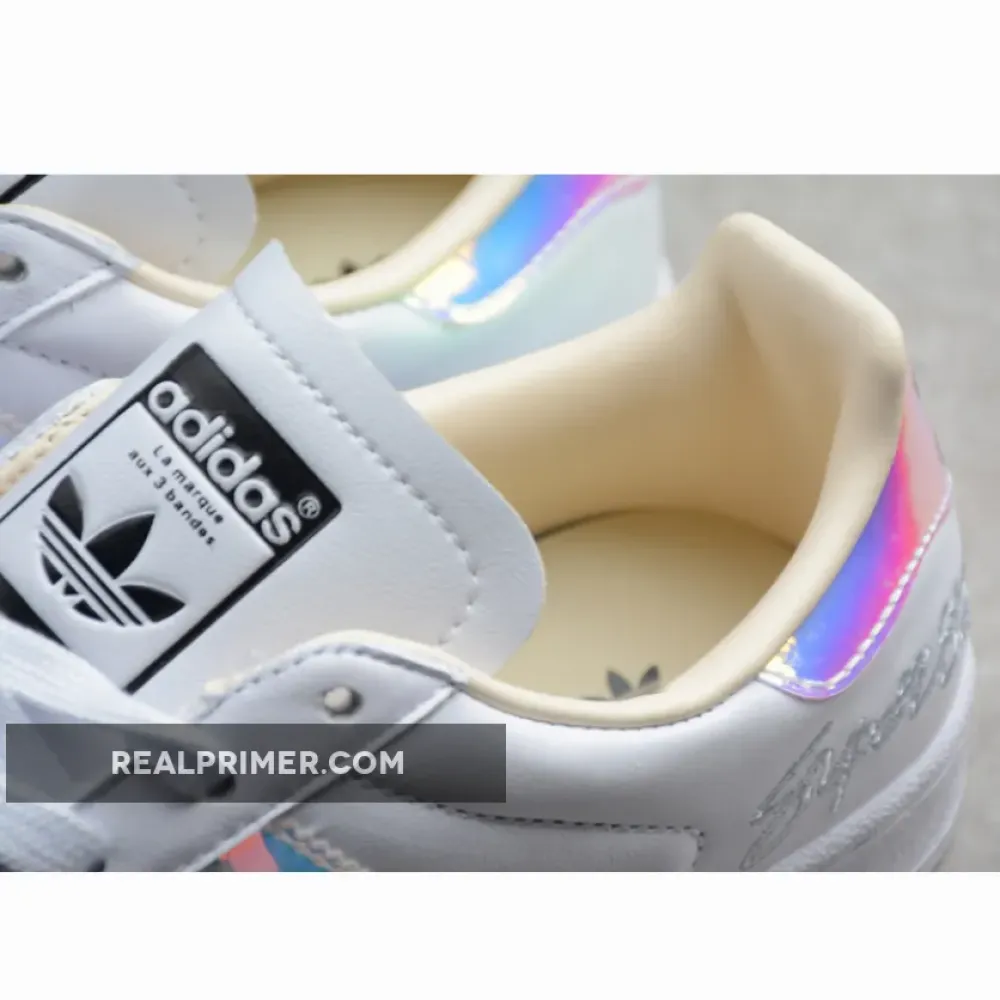 SUPERSTAR SHOES CLOUD WHITE/SILVER METALLIC/ECRU TINT EF3642