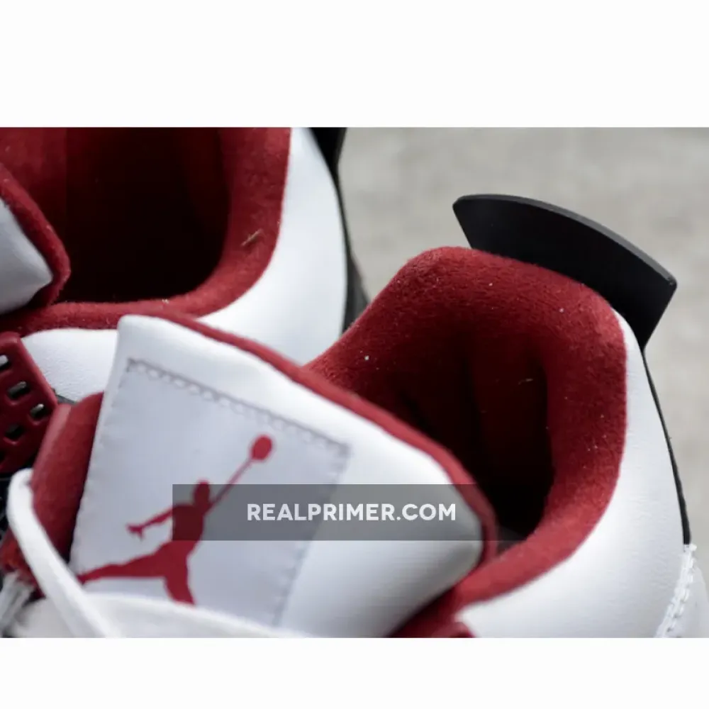 AIR JORDAN 4 RETRO FIRE RED WHITE/CLARET RED-BLACK 84-82-93