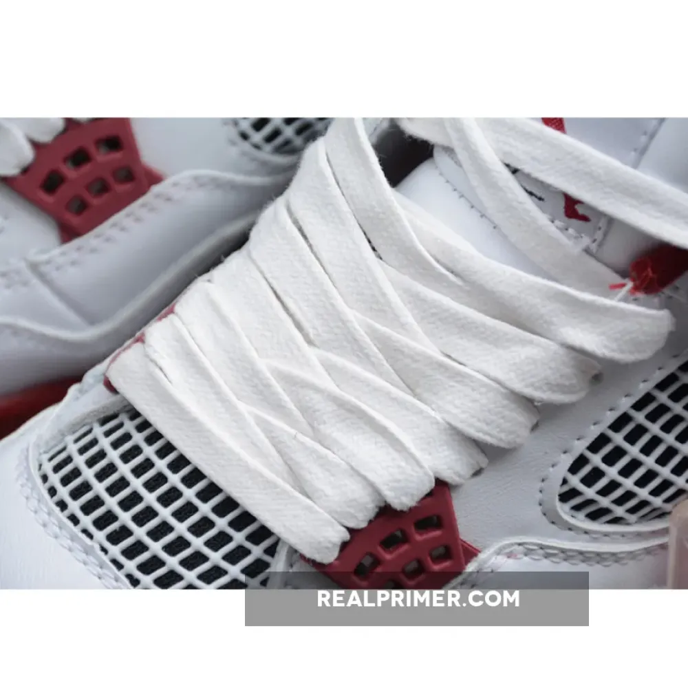 AIR JORDAN 4 RETRO FIRE RED WHITE/CLARET RED-BLACK 84-82-93