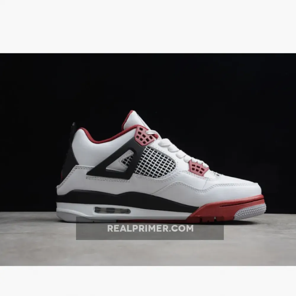 AIR JORDAN 4 RETRO FIRE RED WHITE/CLARET RED-BLACK 84-82-93