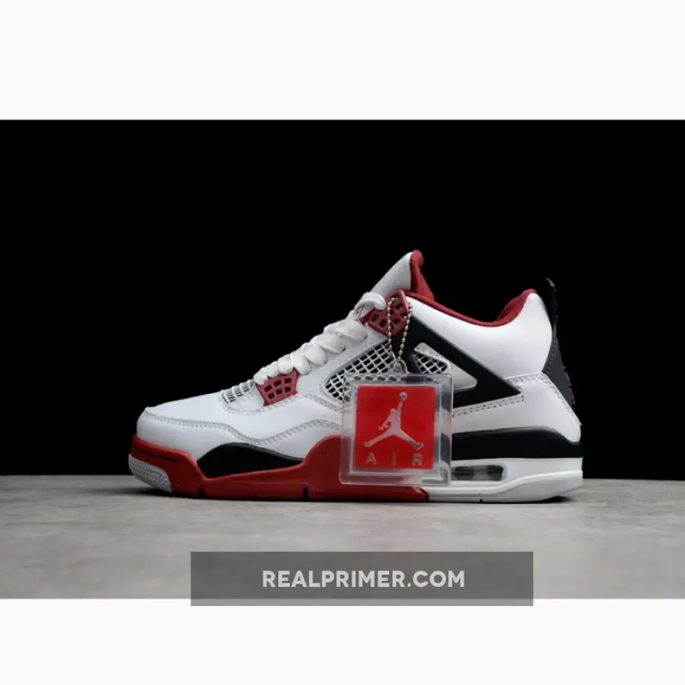 AIR JORDAN 4 RETRO FIRE RED WHITE/CLARET RED-BLACK 84-82-93