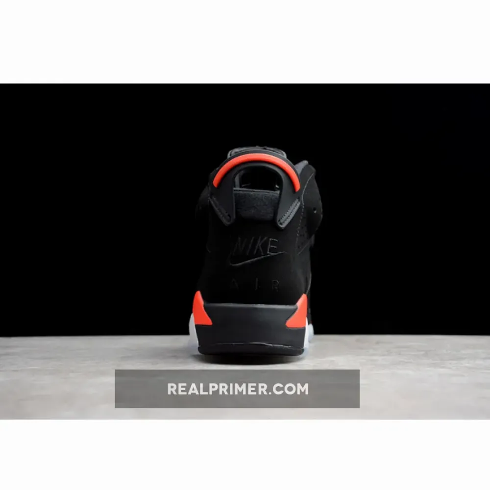 ST AIR JORDAN 6 RETRO BLACK/INFRARED-2019 RELEASE OG00208