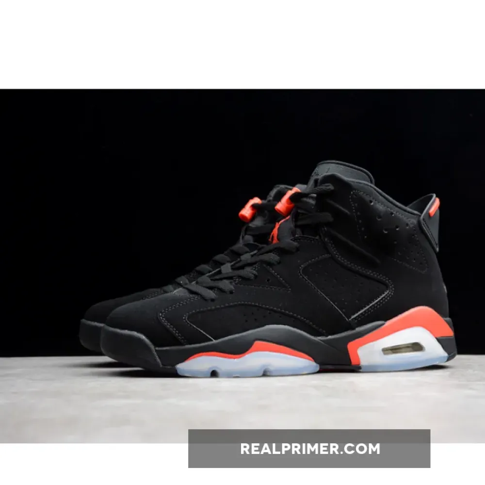 ST AIR JORDAN 6 RETRO BLACK/INFRARED-2019 RELEASE OG00208