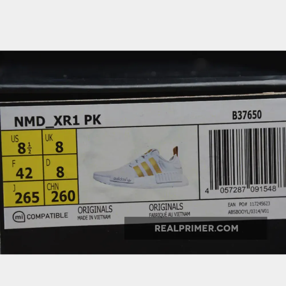 NMD R1 FTWR WHITE/COPPER MET/ASH PEARL S18 B37650