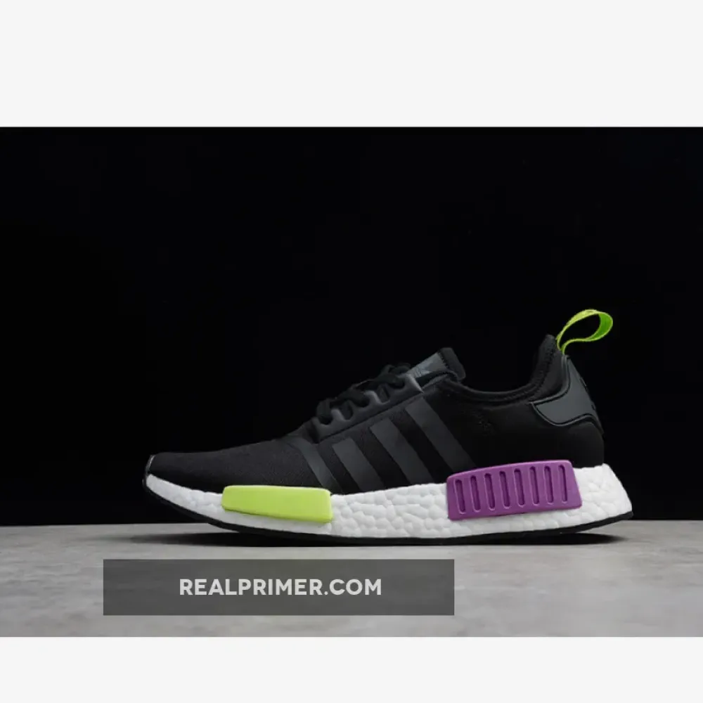 NMD R1 BLACK/PURPLE/GREEN D99627