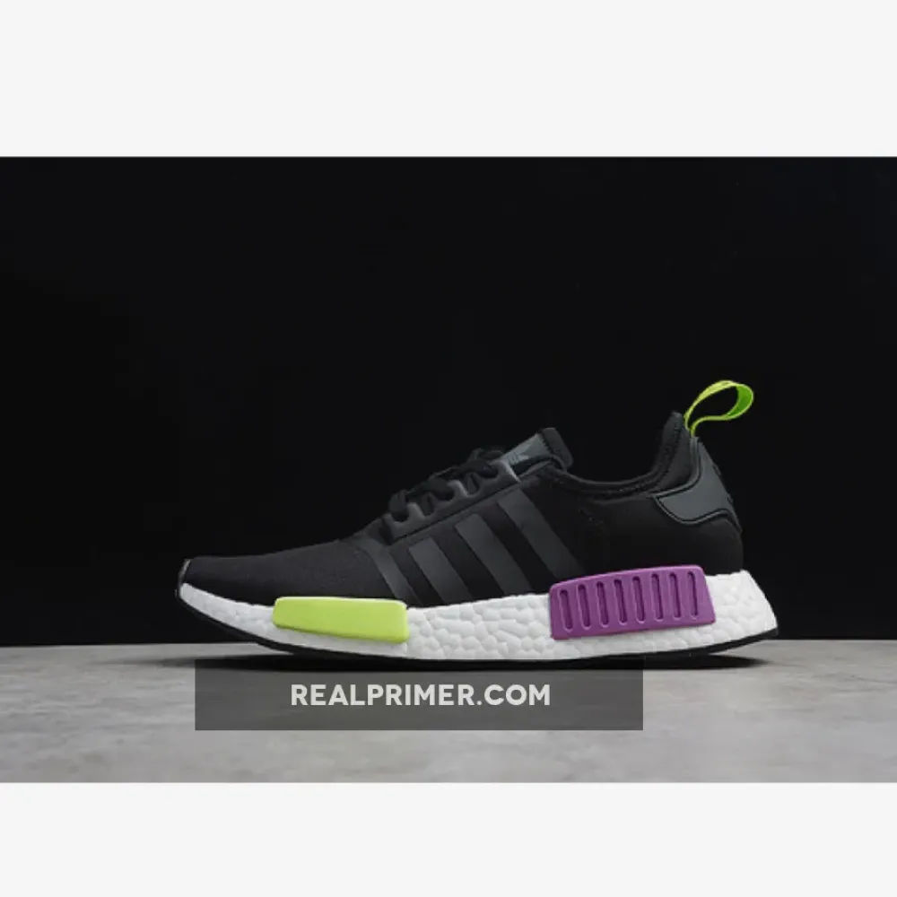 NMD R1 BLACK/PURPLE/GREEN D99627