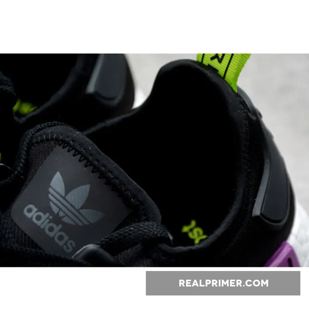 NMD R1 BLACK/PURPLE/GREEN D99627