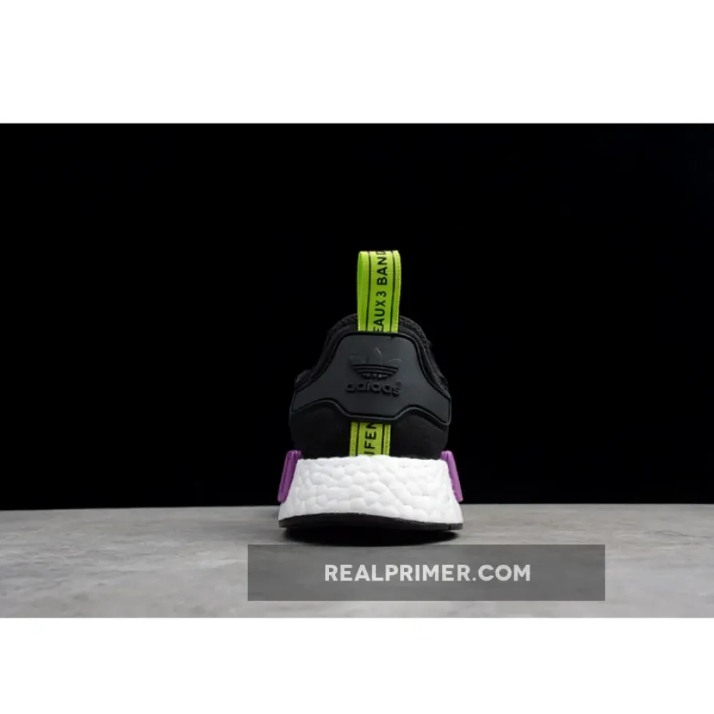 NMD R1 BLACK/PURPLE/GREEN D99627