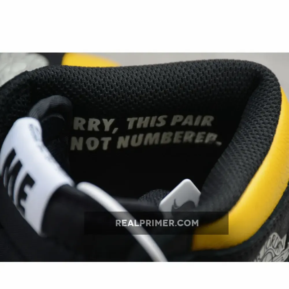 ST JORDAN 1 RETRO HIGH NOT FOR RESALE SAIL/BLACK/VARSITY MAIZE 861428-107