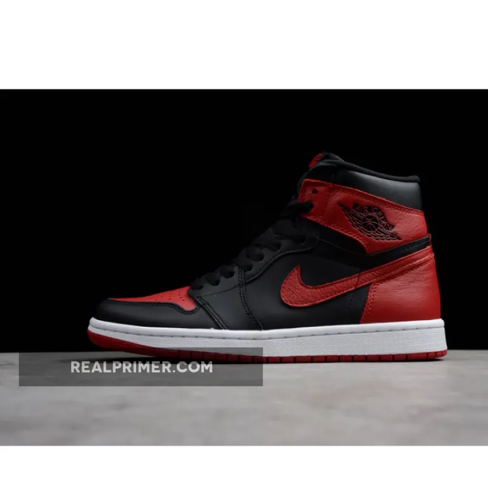 ST AIR JORDAN 1 RETRO HIGH OG BANNED BLACK/VARSITY RED OGHP00270