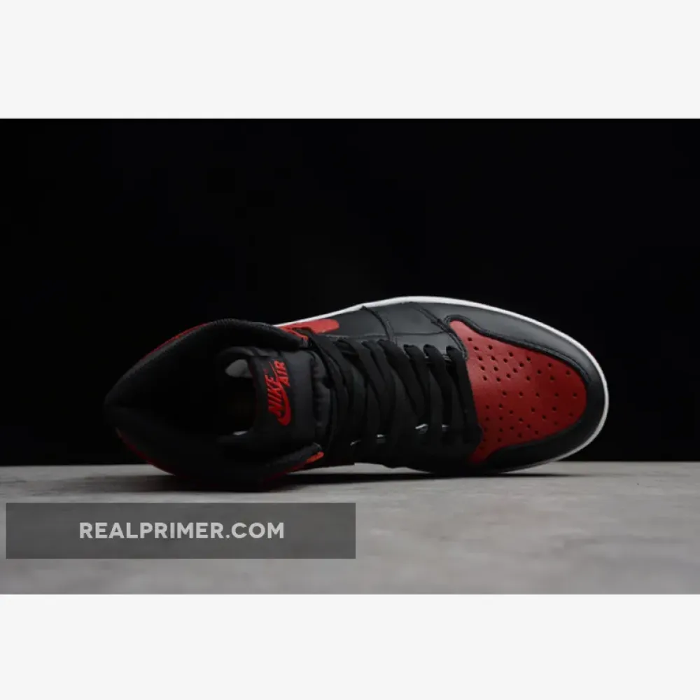 ST AIR JORDAN 1 RETRO HIGH OG BANNED BLACK/VARSITY RED OGHP00270