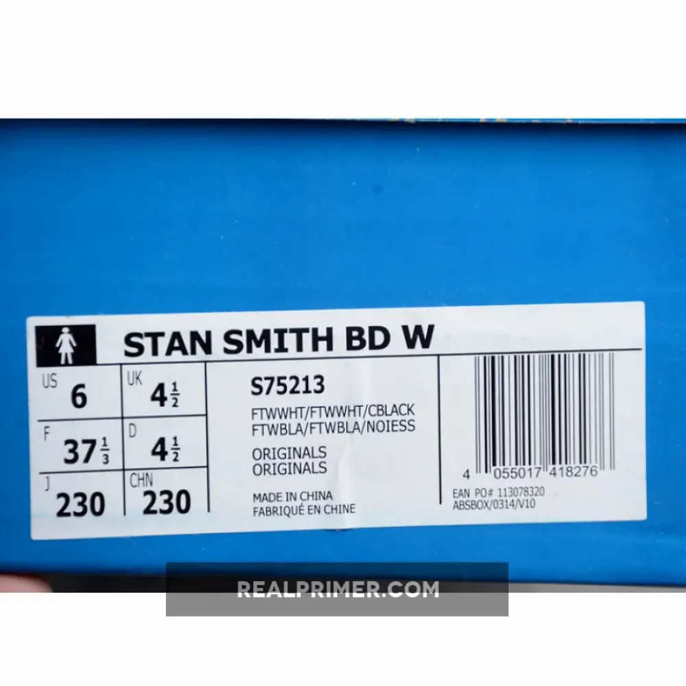 STAN SMITH BOLD WHITE/BLACK S75213
