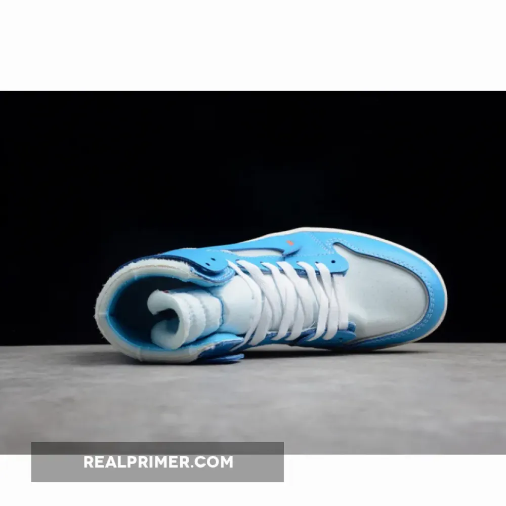 AIR JORDAN 1 RETRO HIGH X OW UNIVERSITY BLUE/WHITE OGHP00266