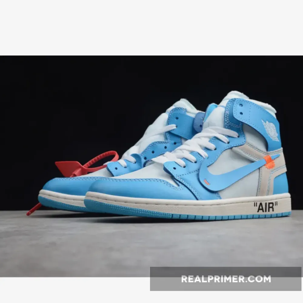 AIR JORDAN 1 RETRO HIGH X OW UNIVERSITY BLUE/WHITE OGHP00266