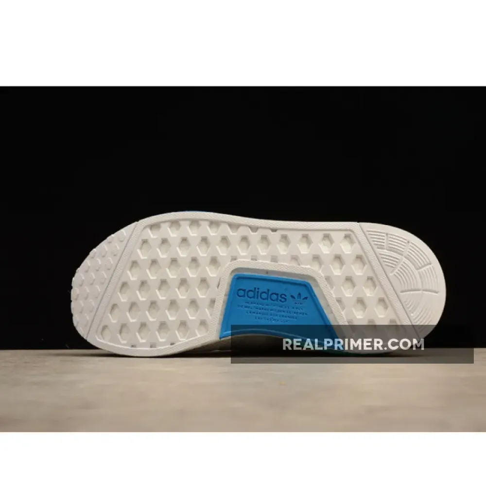 NMD R1 BOOST SYNTHETICS WHITE/BLUE GLOW S75235