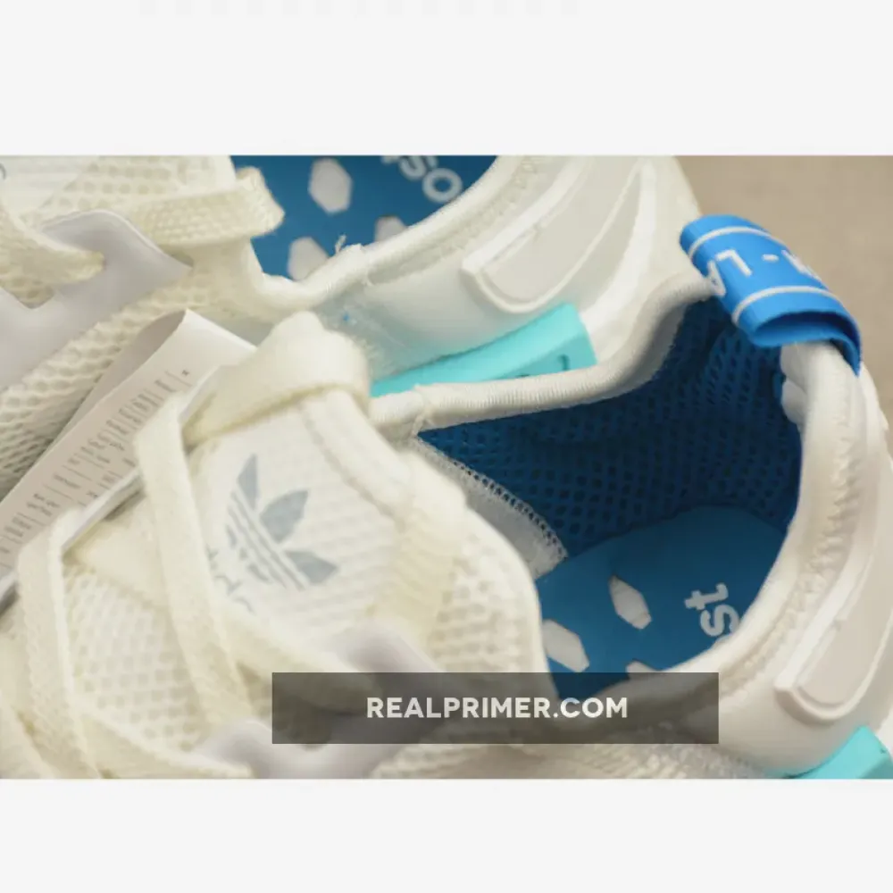 NMD R1 BOOST SYNTHETICS WHITE/BLUE GLOW S75235