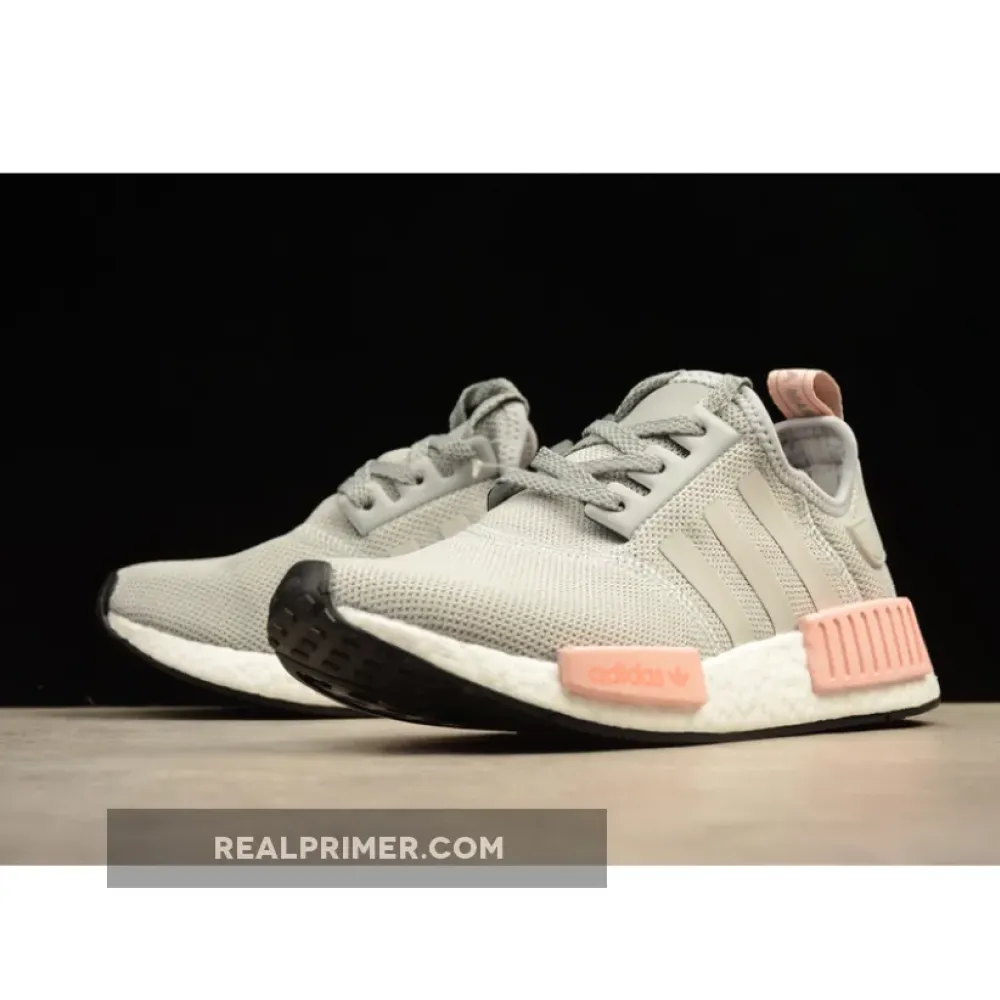 NMD R1 BOOST WMNS LIGHT ONIX PINK/WHITE/GREY BY3058