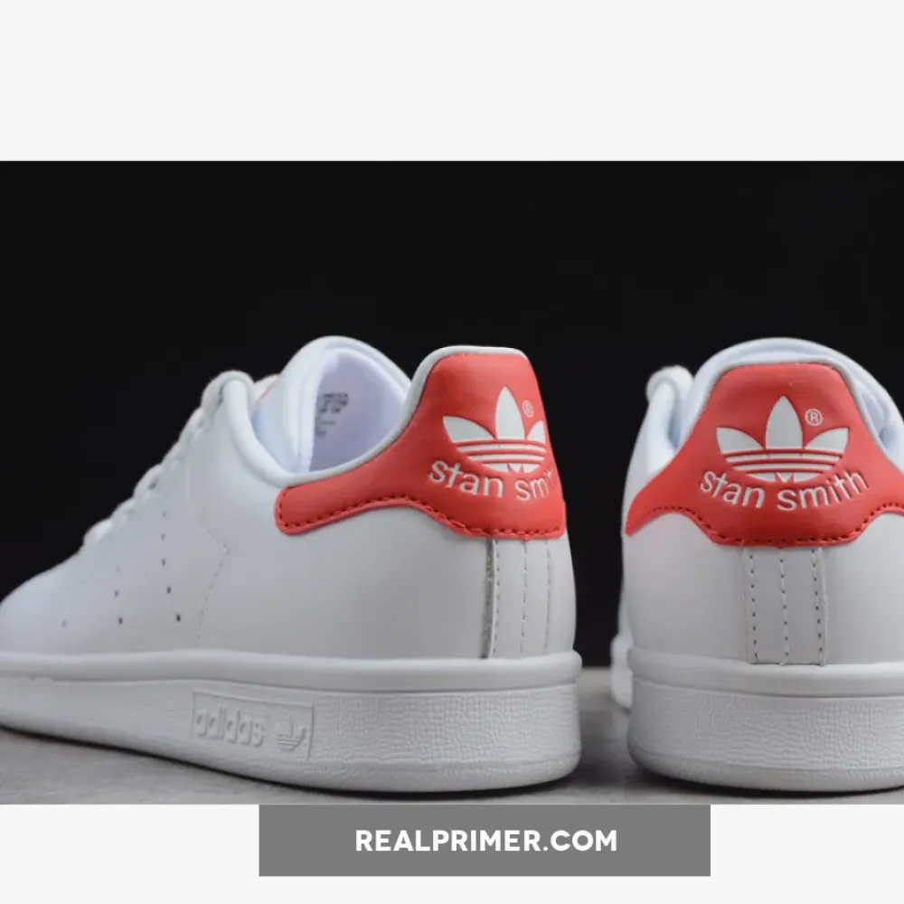 AD STAN SMITH WHITE/WHITE/RED M20326