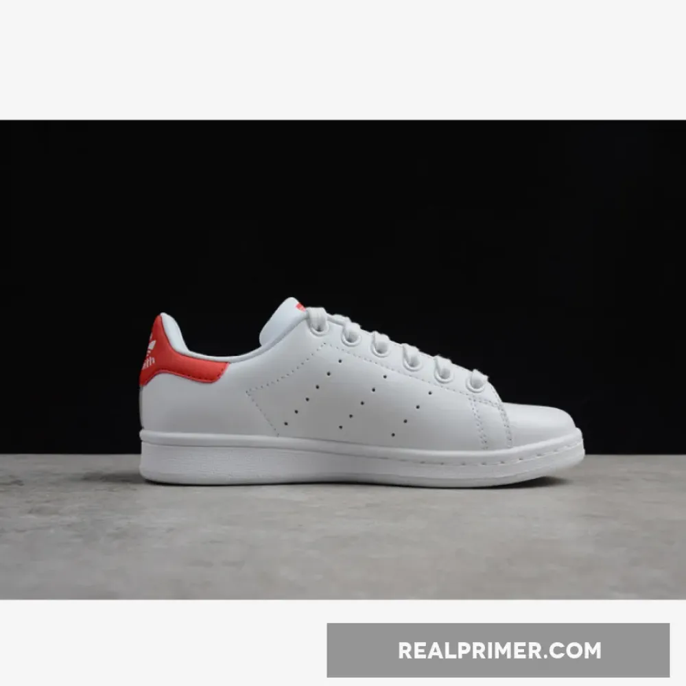 AD STAN SMITH WHITE/WHITE/RED M20326
