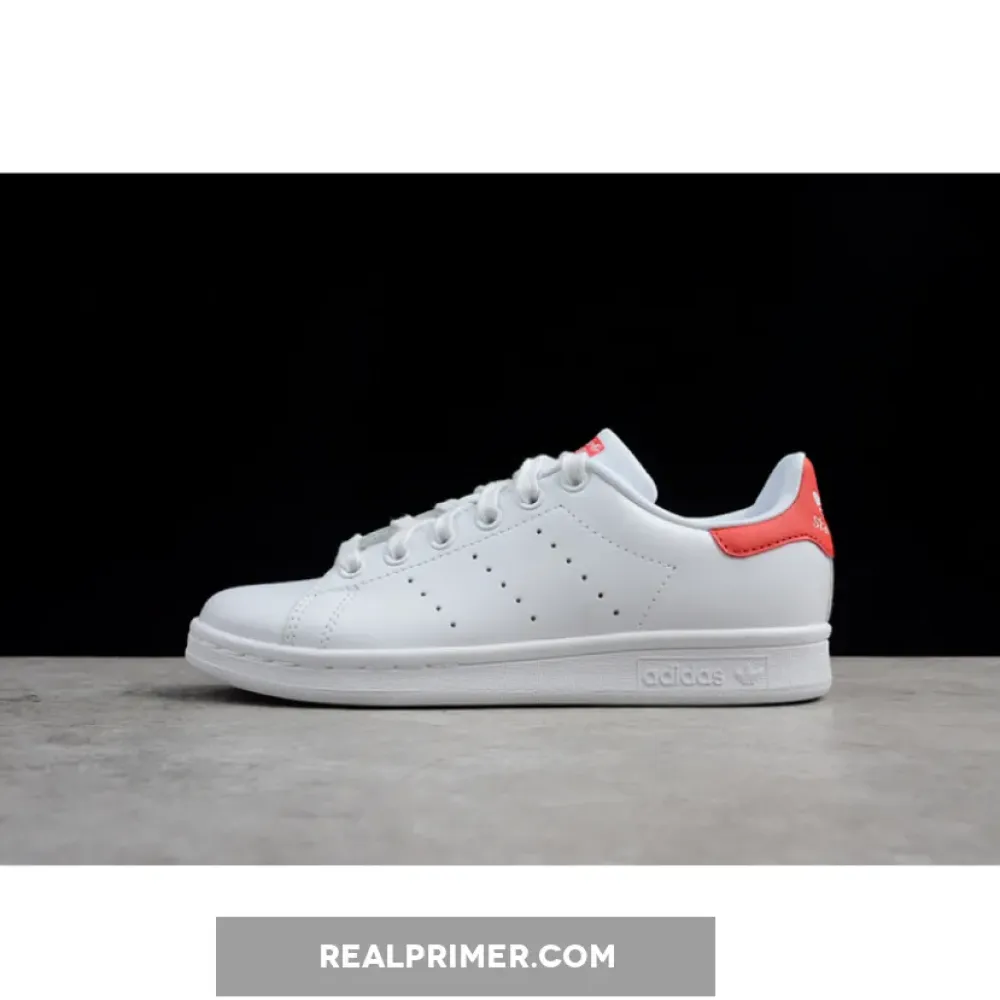 AD STAN SMITH WHITE/WHITE/RED M20326
