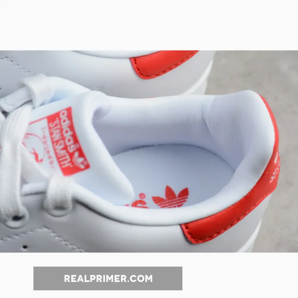 AD STAN SMITH WHITE/WHITE/RED M20326