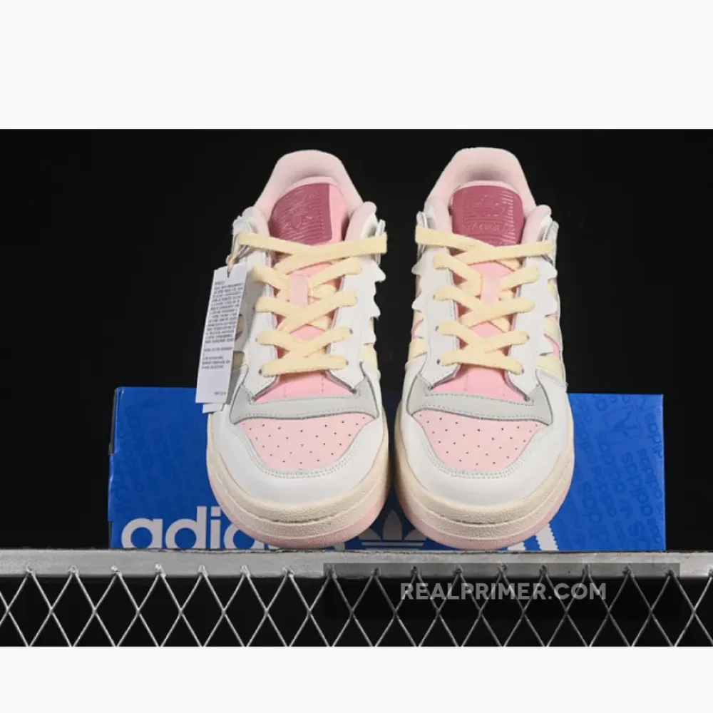 FORUM 84 LOW WHITE/PINK/BEIGE JR8032