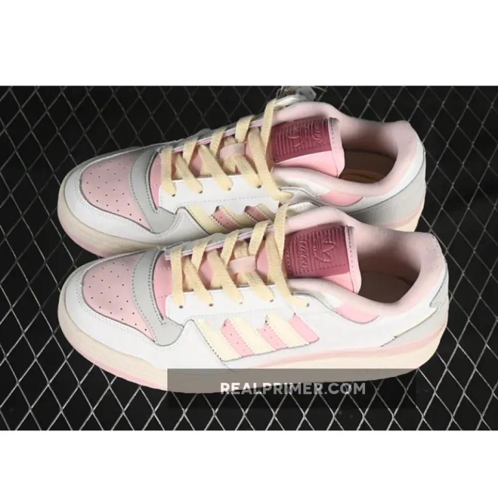 FORUM 84 LOW WHITE/PINK/BEIGE JR8032