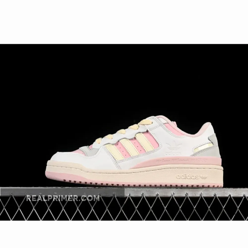 FORUM 84 LOW WHITE/PINK/BEIGE JR8032